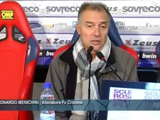 Fc Crotone | Menichini e Checcucci alla vigilia dell'Ascoli