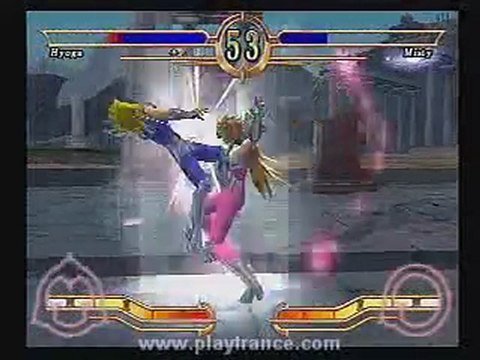 Les Chevaliers du Zodiaque (PS2) - Hyoga Vs. Misty