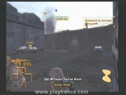 Full Spectrum Warrior (PS2) - L'une des étapes du 2ème chapitre de la campagne solo.