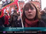 Manifestation des enseignants à Toulouse
