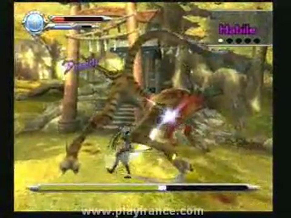 Genji (PS2) - Un combat difficile pour Yoshitsune contre l’un des boss !