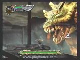 God Of War (PS2) - Combat contre le premier (et très impressionnant) boss !