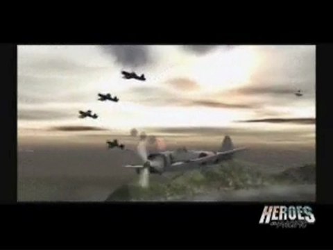 Heroes of the Pacific (PS2) - Embarquez à bord d'avions authentiques et livrez bataille