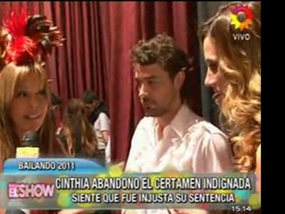 Pronto.com.ar el jurado opina de las palabras de Cinthia