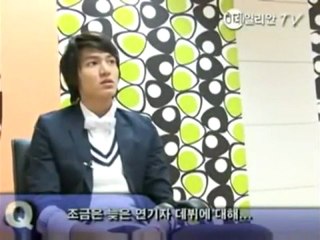 2008.08.19 Lee Min Ho - Our School ET Interview