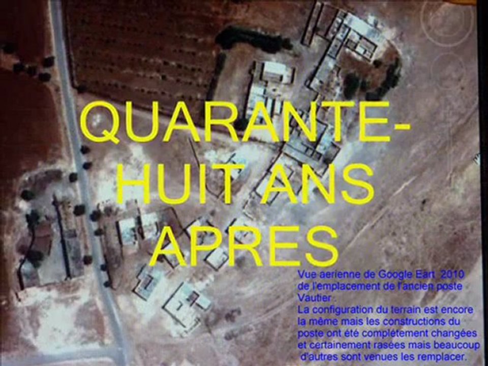 Le panorama du poste Vautier592C lors de mon service militaire en Algérie