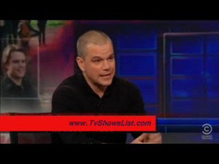The Daily Show Season 16 Episode 160 (Matt Damon)