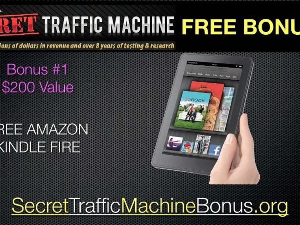 Secret Traffic Machine Bonus Package 1 of 4