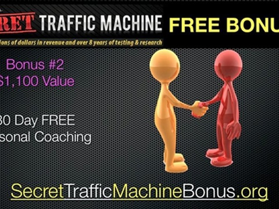 Secret Traffic Machine Bonus Package 2 of 4