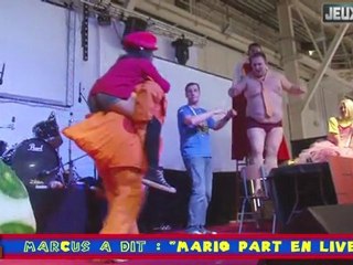 Marcus a dit : "Mario part en live !"