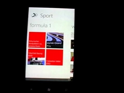 Sport Info WP.PL w HTC 7 Mozart