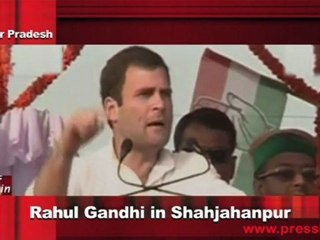 Rahul Gandhi in Shahjahanpur (U.P) Part-11