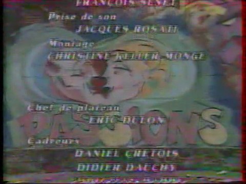 Générique De Fin de la Série Passions 1995 TF1