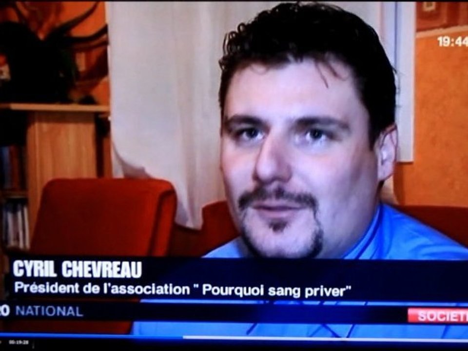 Pourquoi Sang Priver au 19 20 de France 3