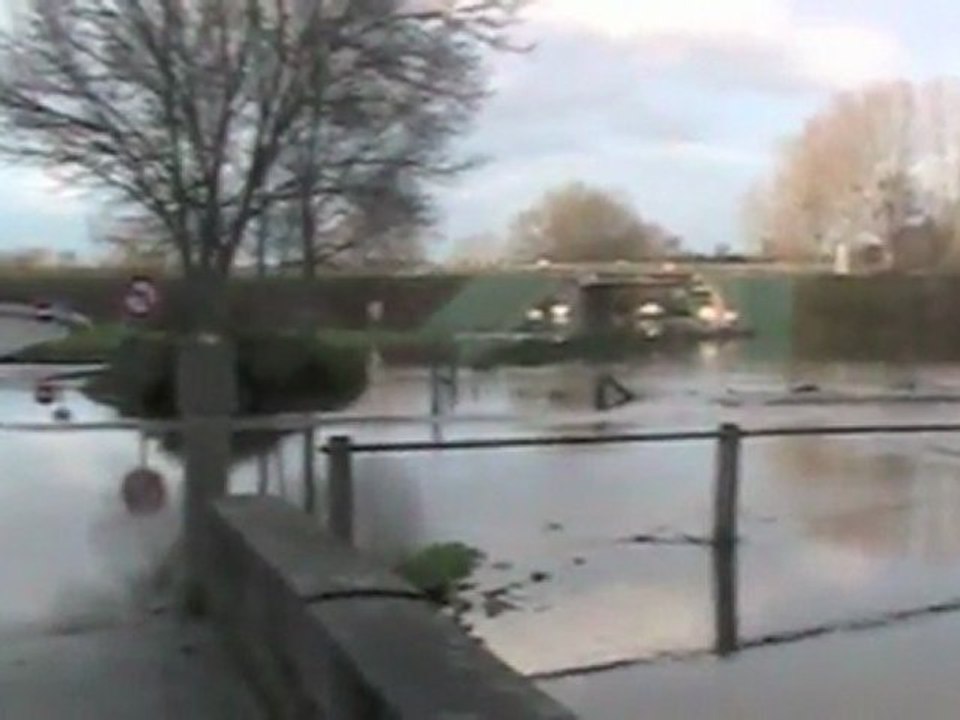 inondations à Avranches - samedi 17 décembre 2011