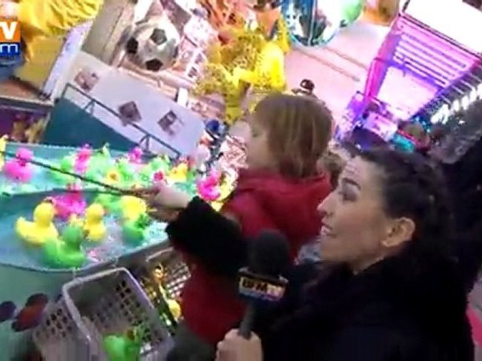 Le Grand Palais abrite une mini fête foraine