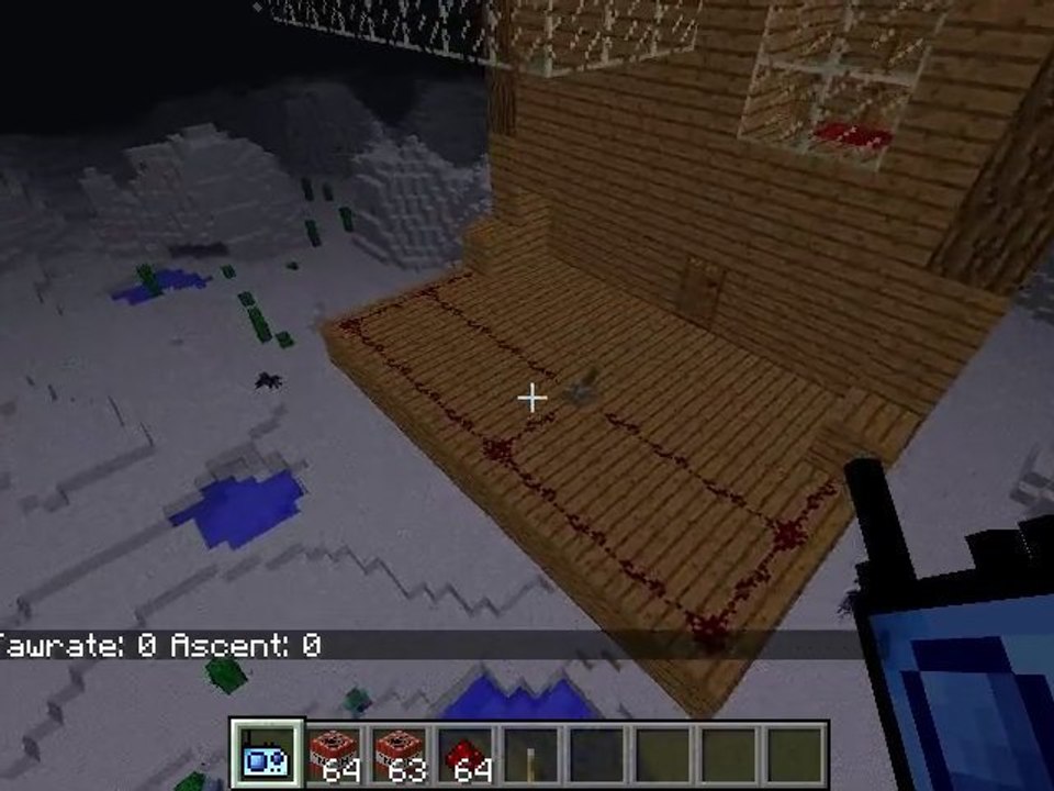 Minecraft Mod Zapelin une maison volante qui avance xD