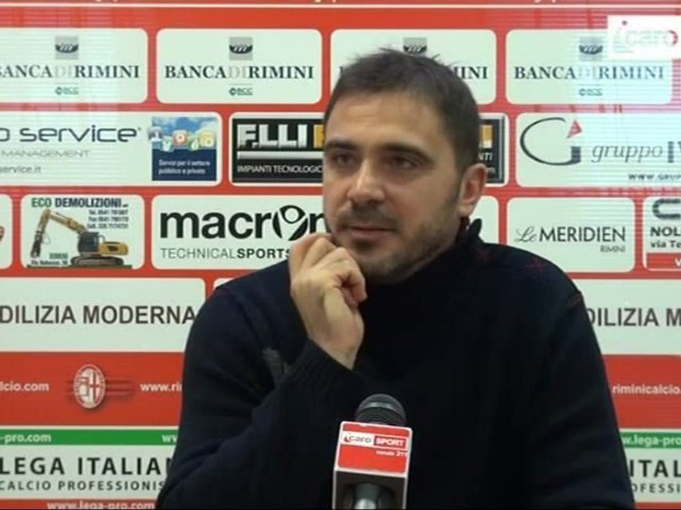 Icaro Sport. Rimini-Virtus Entella, il pregara di D'Angelo