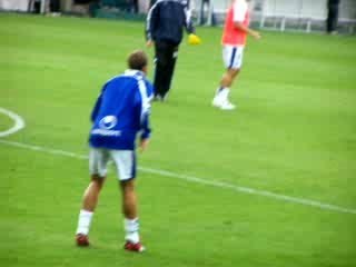 echauffement Sochaux-AJA 12 août 2006