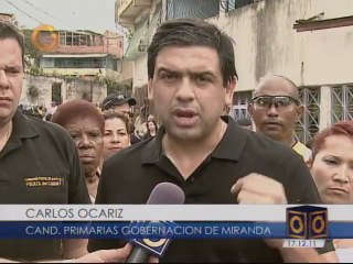Carlos Ocariz realizó recorrido en Caucaguita