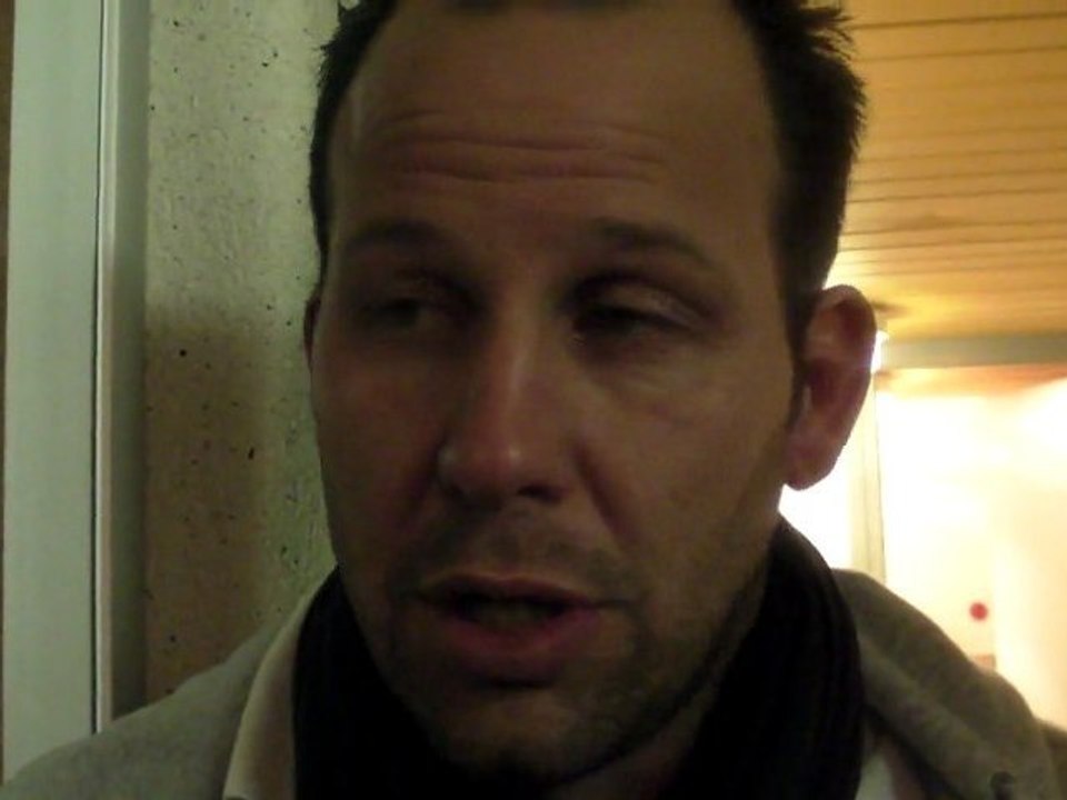 Rugby Pro D2 - David Aucagne réagit après USO - Pau (un peu flou)