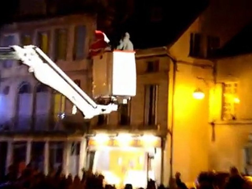 Gray: descente du Père Noël