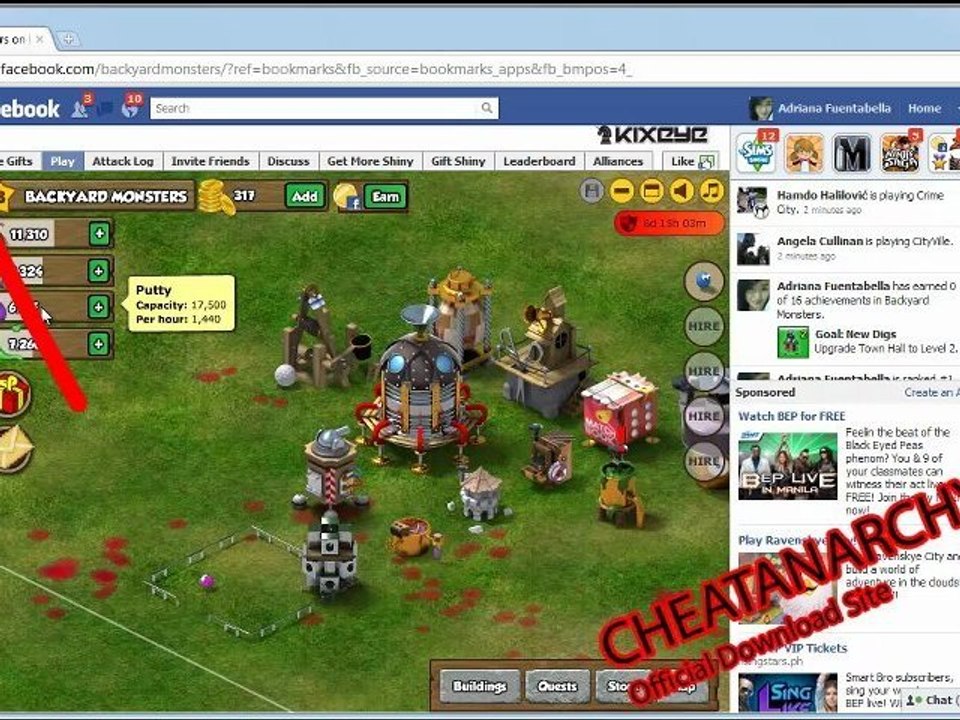 Backyard monster Resources hack and Instant monster hack