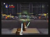 LEGO Star Wars (PS2) - Combat contre Dark Maul.