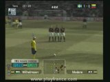Pro Evolution Soccer 5 (PS2) - Une mi-temps d'un match opposant la Suède au Venezuela !
