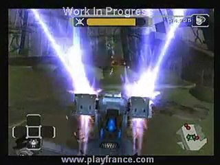 Ratchet : Gladiator (PS2) - Ratchet cartonne à bord du Rodator !