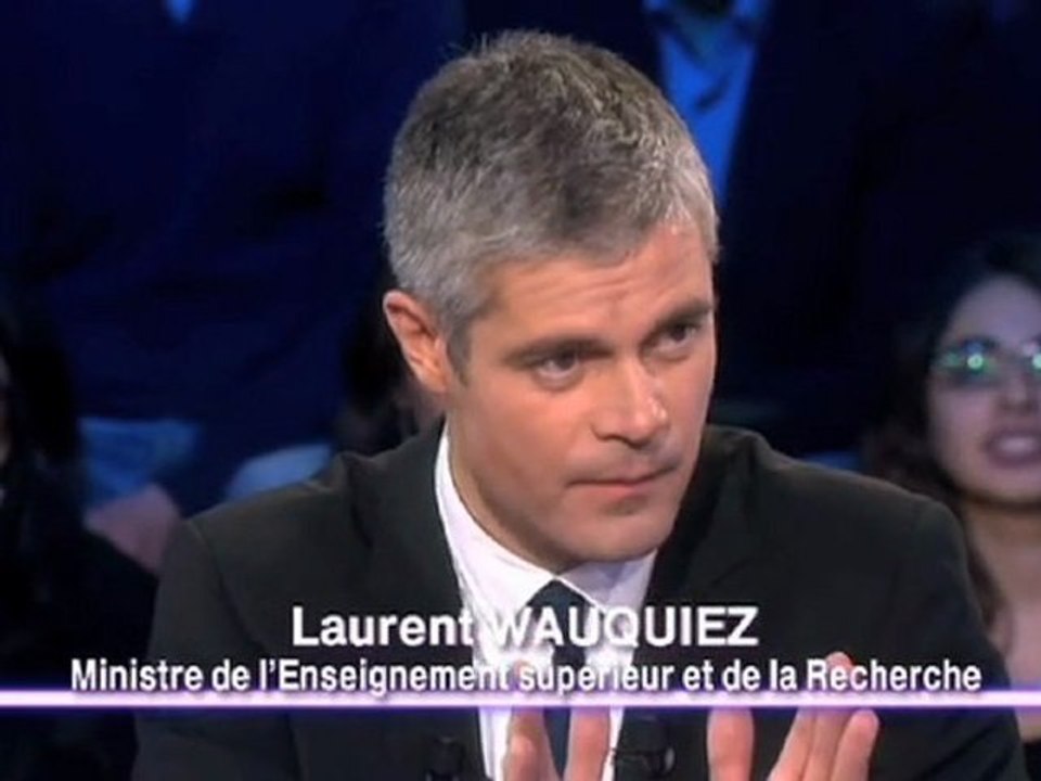 Clash entre Audrey Pulvar et Laurent Wauquiez chez Laurent Ruquier