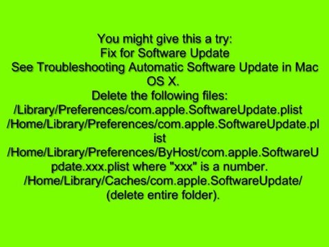 Apple Software Update isnt working, how to update iTunes