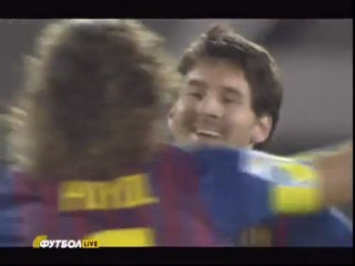 Santos vs Barcelona 0-4, to 4o goal apo to Lionel Messi