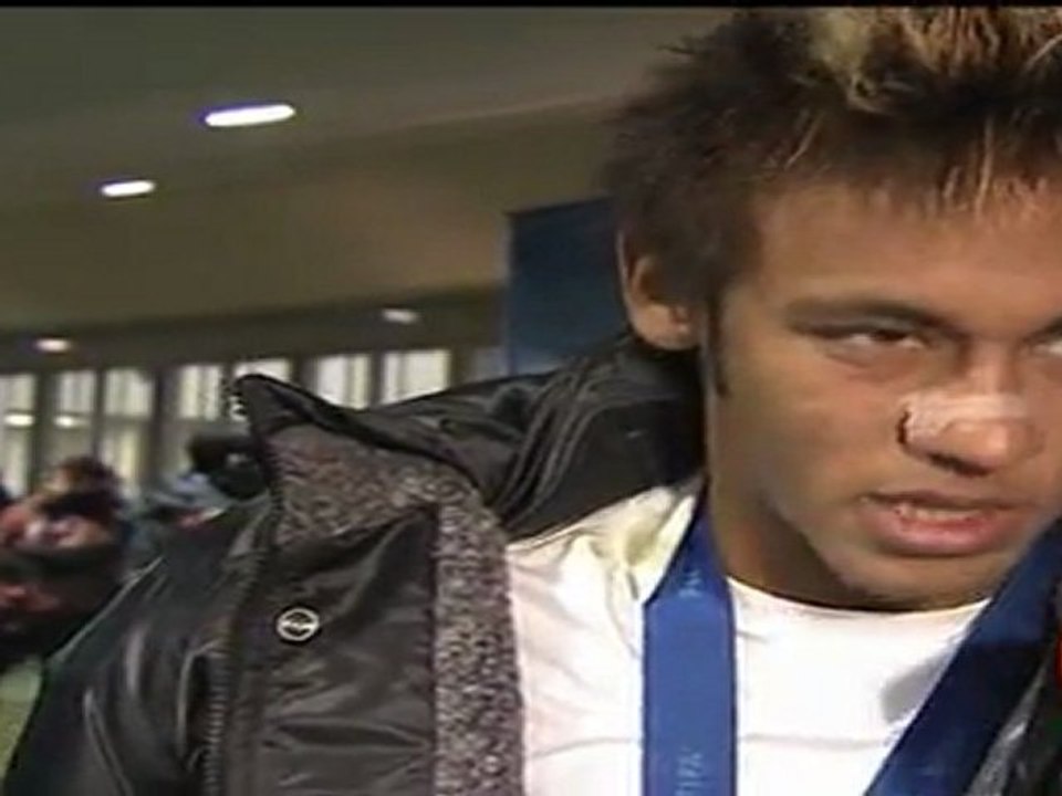 Jr.Neymar Interview aprés la fin du match