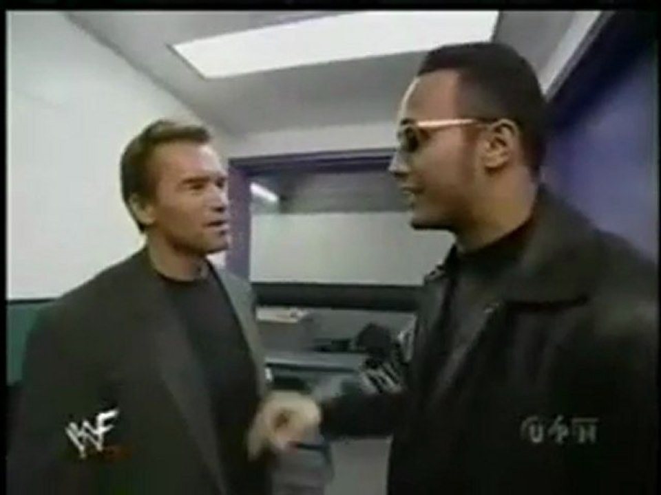The Rock meets Arnold Schwarzenegger