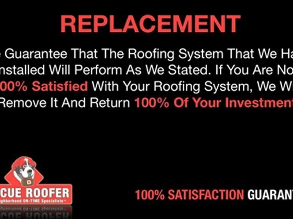 100% Roofing Satisfaction Guarantee - Orange County Ca
