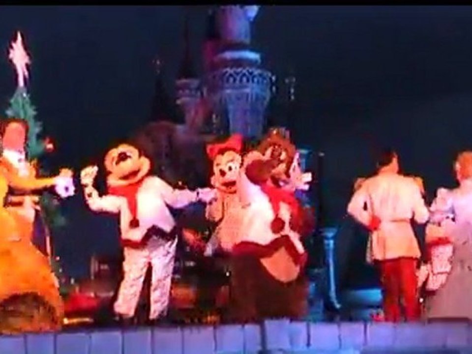 ceremonie d'illumination du sapin - disneyland 2006