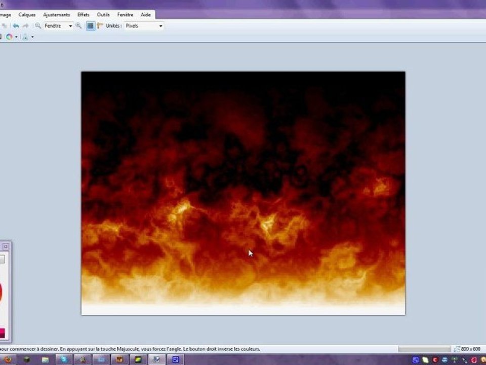 Paint.net -Tutoriel : Faire des flames-