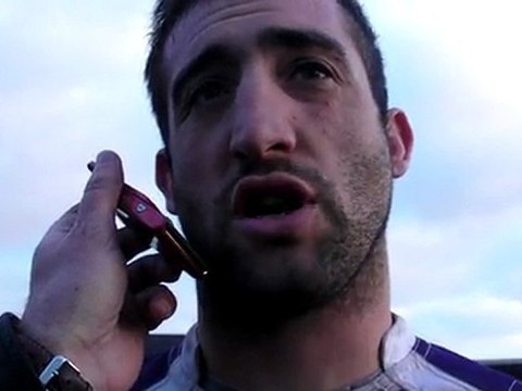 Rugby Fédérale 1 - Greg Garnier après USB - Montauban