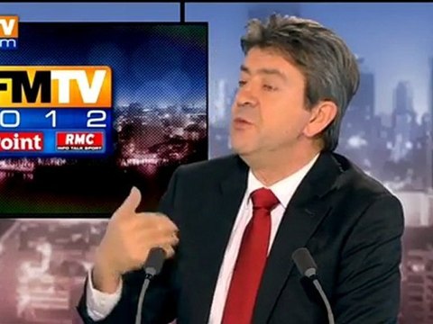BFMTV 2012 : l’interview de Jean-Luc Mélenchon par Olivier Mazerolle
