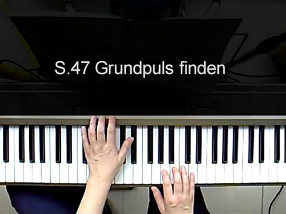Klavier lernen: Videoauszug Lektion 26 Grundpuls finden