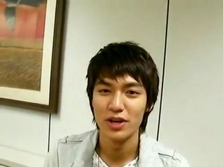 Lee Min Ho - Message For I Am Sam