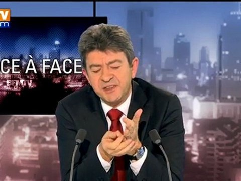 BFMTV 2012 : Jean-Luc Mélenchon face à Christian Estrosi