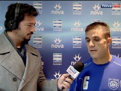 Video με τους Πάντο και Ανδράλα μετά το τέλος του αγώνα Ολυμπιακός - ΠΑΣ- by scholianos.blogspot.com