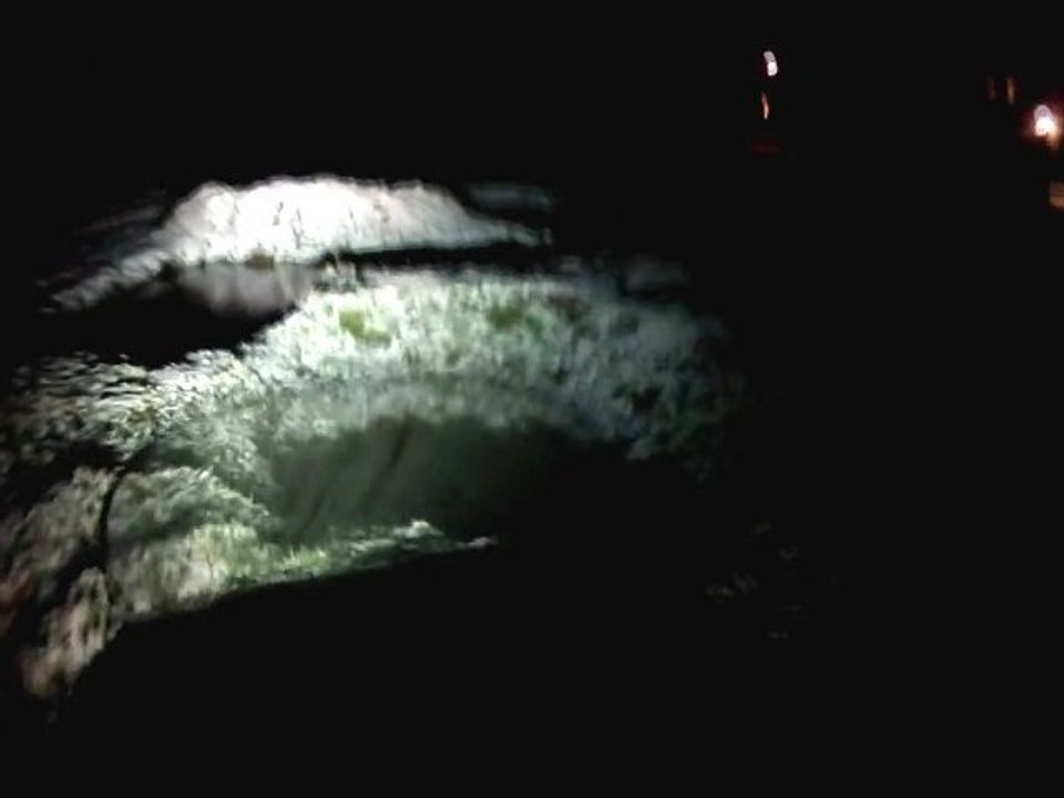 petite sortie en soirée sous la neige