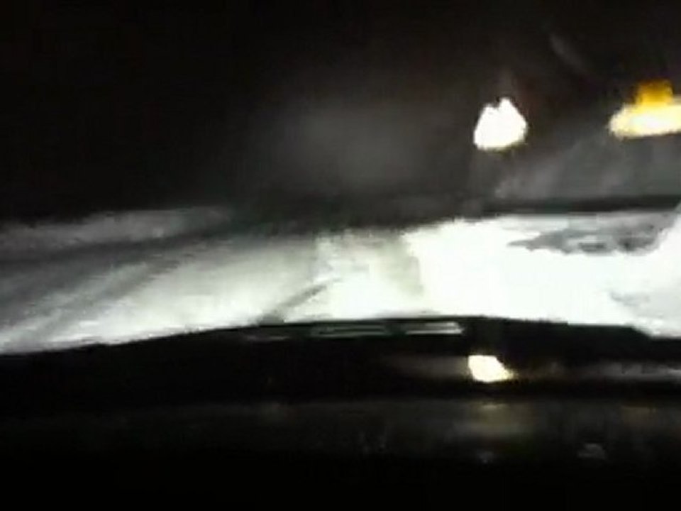 Bmw E30 compresseur sur la neige .