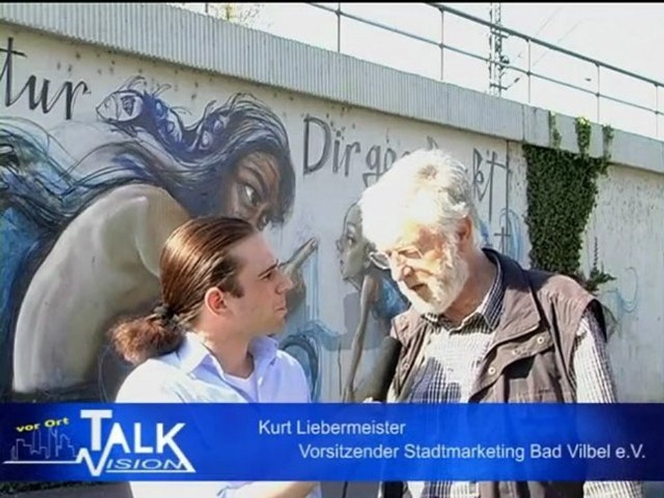 TALKvision vor Ort - Kunst der heutigen Zeit in Bad Vilbel - Streetart