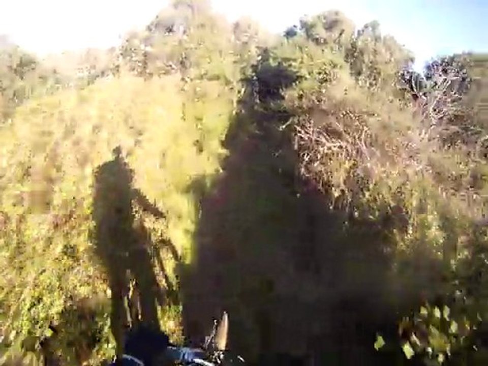 vtt descente du chateau de cabrières
