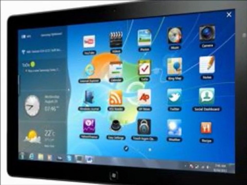 Samsung Series 7 Tablet 11.06 inch slate XE700T1A-A03US 128 GB, Win 7 HP