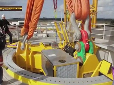 Lifting of Transition Pieces (TP) with adjustable hydraulic yoke